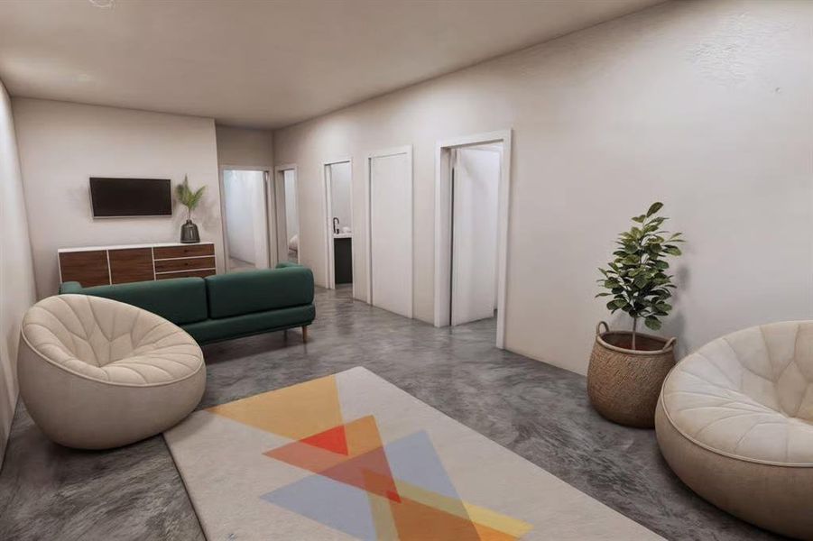 Furnished interior view inside a new home in , Paradise (Image 10).