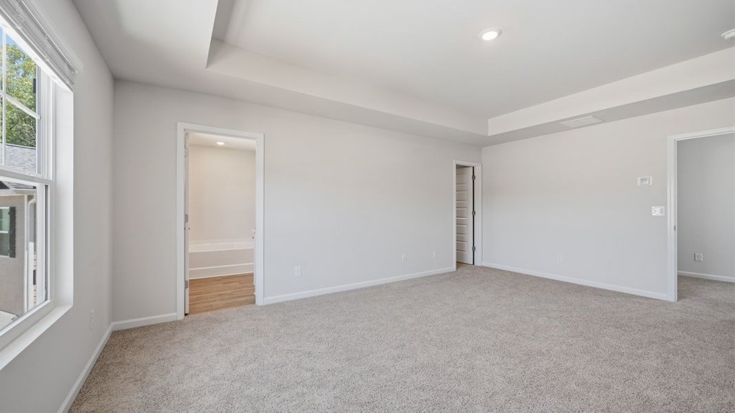 Representative unfurnished interior of a home built from the Hillcrest by D.R. Horton in Shoal Creek, Hampton (Image 26).
