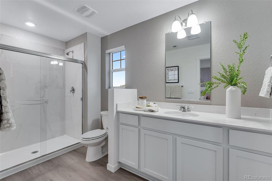 Furnished interior view inside a new home in Vista Meadows, Fort Lupton (Image 30).