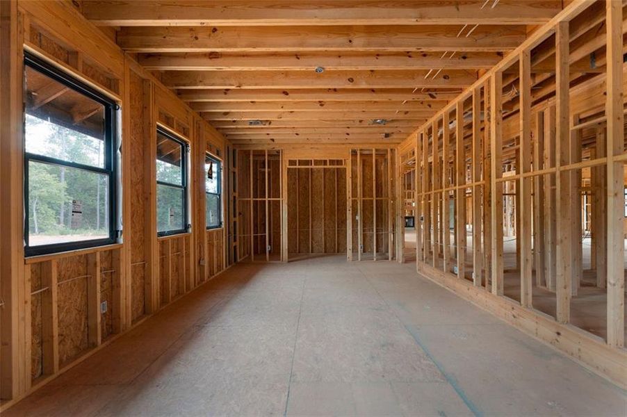 In-progress construction of a new home in , Kingston, GA (Image 15).