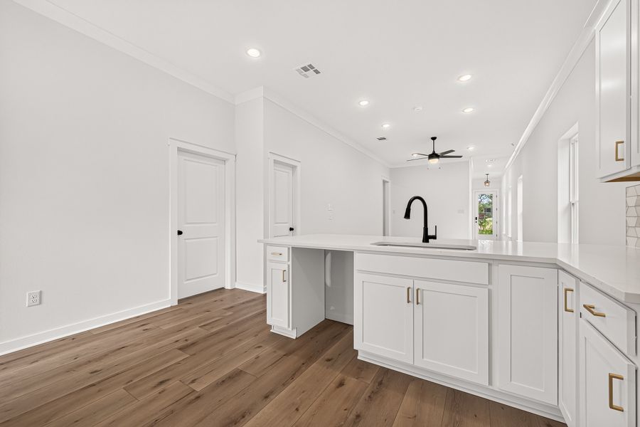 Furnished interior view inside a new home in Two Step Farm, Montgomery (Image 7).