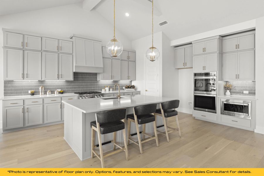 Representative furnished interior of a home built from the St Lucia by Stonefield Homes in Heath Golf and Yacht: Elegante' Series, Heath (Image 13).