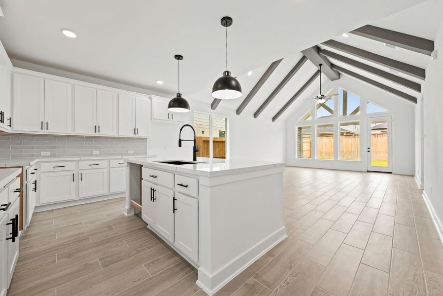 Furnished interior view inside a new home in Cross Creek West - 45', Fulshear (Image 9). Furnished interior view inside a new home in Cross Creek West - 45', Fulshear (Image 9).