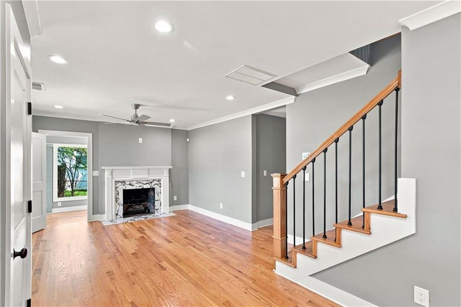 Spacious, unfurnished interior of a new home in , Atlanta (Image 53). Spacious, unfurnished interior of a new home in , Atlanta (Image 53).