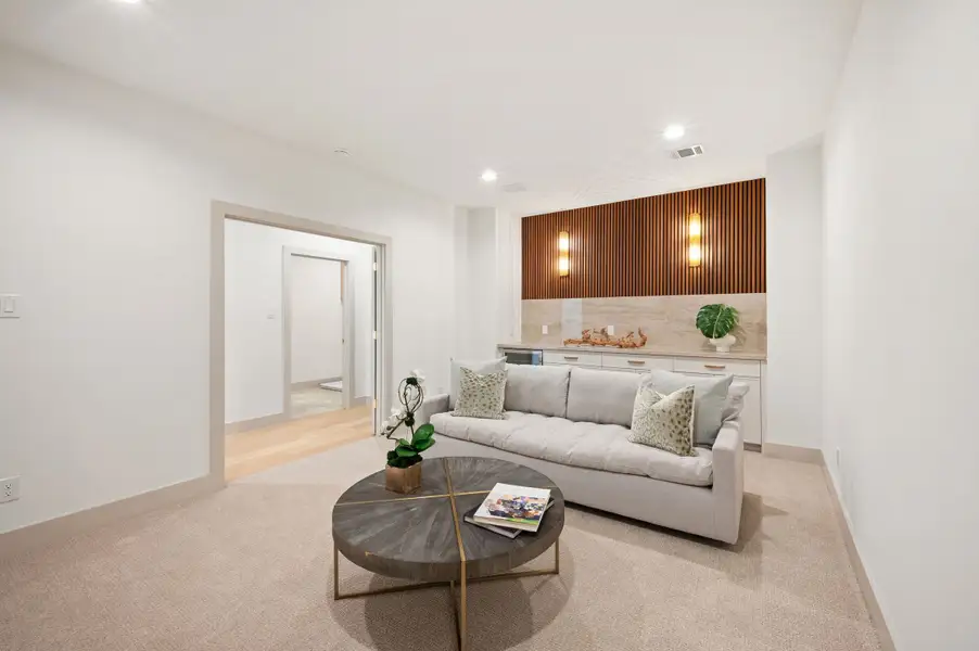 Furnished interior view inside a new home in , Dallas (Image 12).