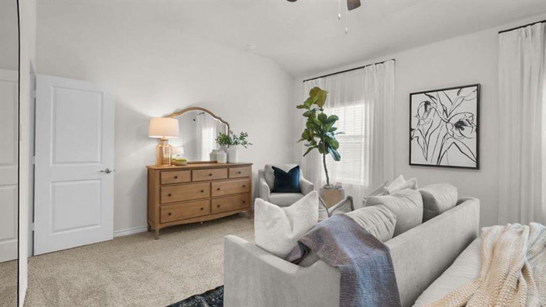 Furnished interior view inside a new home in The Preserve at Forum, Grand Prairie (Image 10). Furnished interior view inside a new home in The Preserve at Forum, Grand Prairie (Image 10).