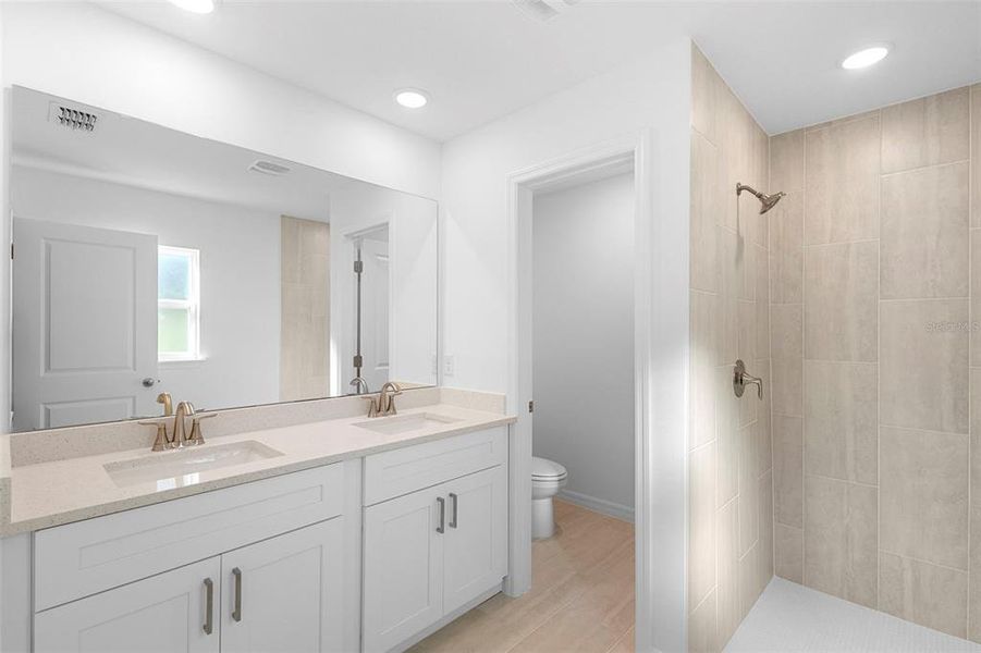 Furnished interior view inside a new home in , Eustis (Image 10).