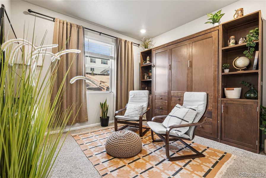 Furnished interior view inside a new home in Poudre Heights: The Alpine Collection, Windsor (Image 31).