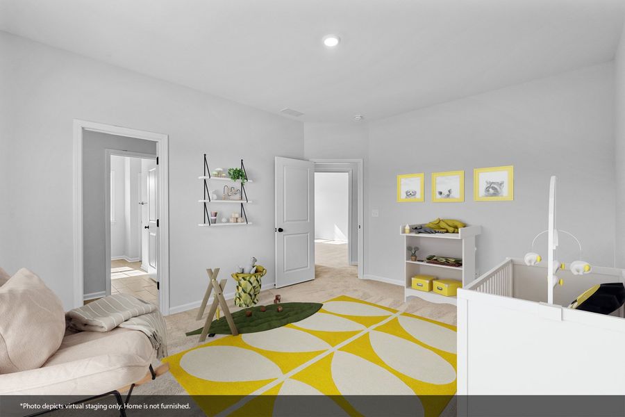 Furnished interior view inside a new home in Lilah Grove, Summerfield (Image 15). Furnished interior view inside a new home in Lilah Grove, Summerfield (Image 15).