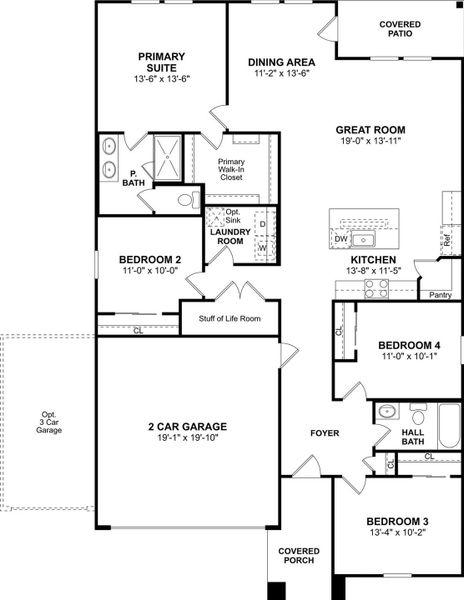 The Goldenrod II floor plan by K. Hovnanian Homes. 1st Floor shown. *Prices, plans, dimensions, features, specifications, materials, and availability of homes or communities are subject to change without notice or obligation. The Goldenrod II floor plan by K. Hovnanian Homes. 1st Floor shown. *Prices, plans, dimensions, features, specifications, materials, and availability of homes or communities are subject to change without notice or obligation.