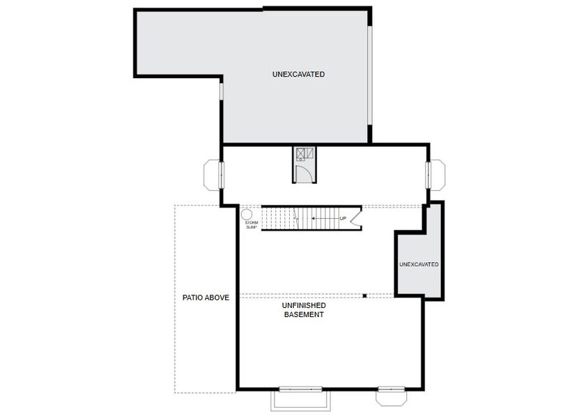 2D floor plan layout for the Fir by Work Shop Colorado in Signature at Crystal Valley, Castle Rock, CO (Image 5).
