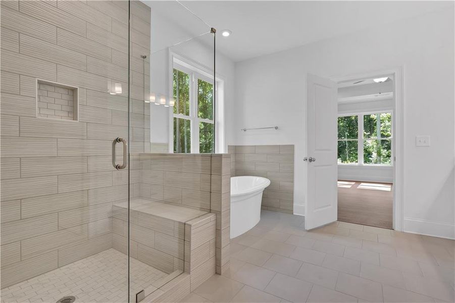 Furnished interior view inside a new home in Ford Landing, Acworth (Image 8).
