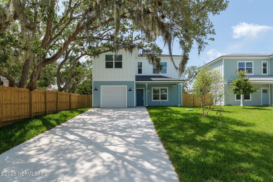 Front exterior of a new home in , St. Augustine, FL, highlighting curb appeal (Image 17).