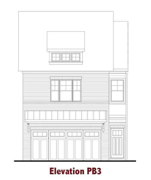 Representative rendering of the exterior for the Cheshire by Chafin Communities (Image 5).