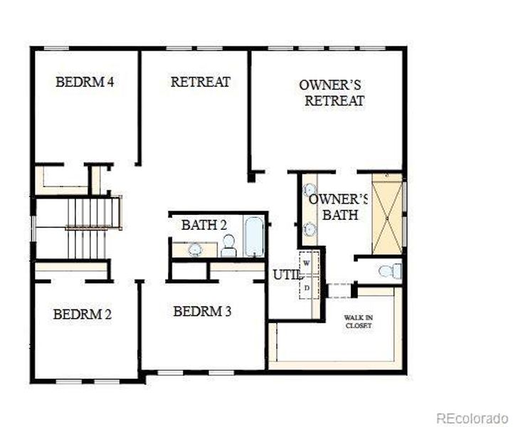 2D floor plan layout of this home in , Aurora, CO (Image 4). 2D floor plan layout of this home in , Aurora, CO (Image 4).