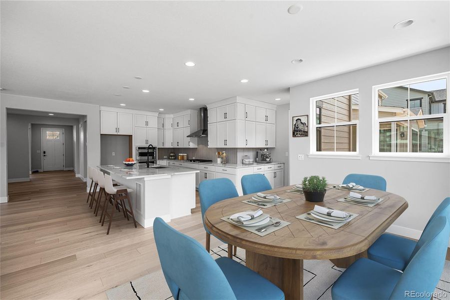 Furnished interior view inside a new home in Stargaze at Solstice, Littleton (Image 33). Furnished interior view inside a new home in Stargaze at Solstice, Littleton (Image 33).