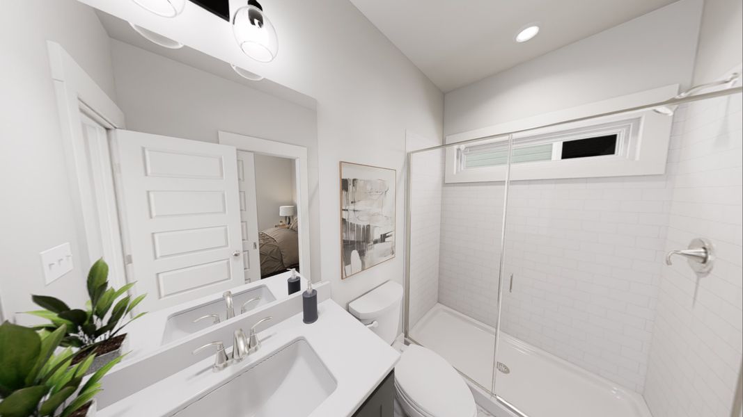 Furnished interior view inside a new home in Ponder, Wendell (Image 12).