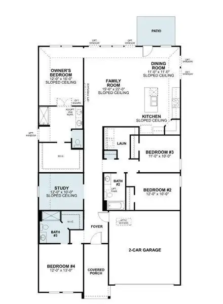 2D floor plan layout of this home in Elevon, Lavon, TX (Image 2). 2D floor plan layout of this home in Elevon, Lavon, TX (Image 2).