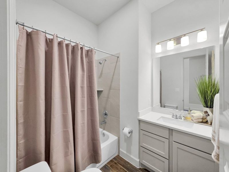Furnished interior view inside a new home in Artavia, Conroe (Image 16).