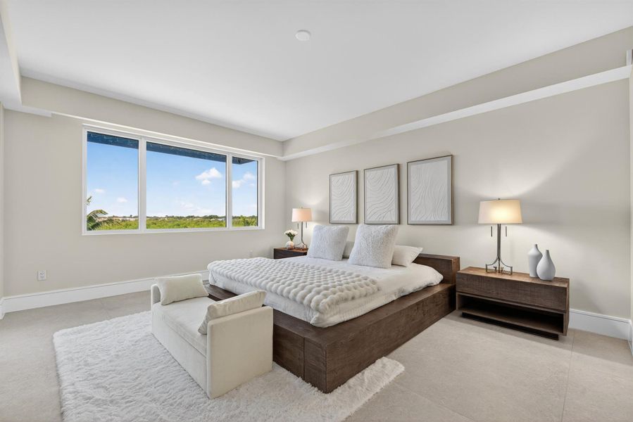 Furnished interior view inside a new home in , Jupiter (Image 15).