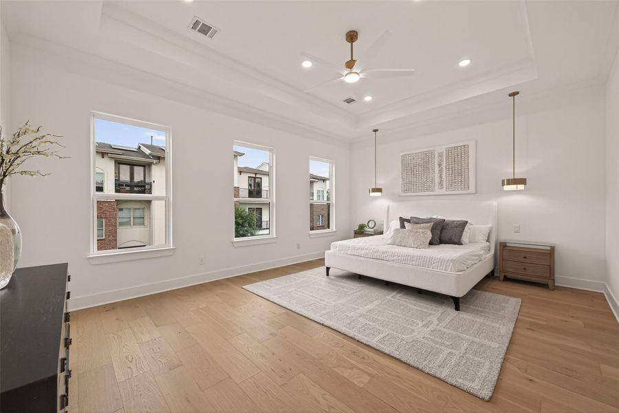 Furnished interior view inside a new home in , Houston (Image 7).