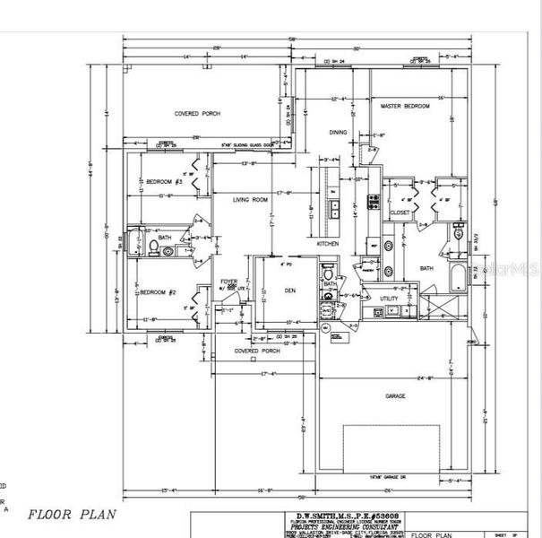 2D floor plan layout of this home in , Brooksville, FL (Image 4).