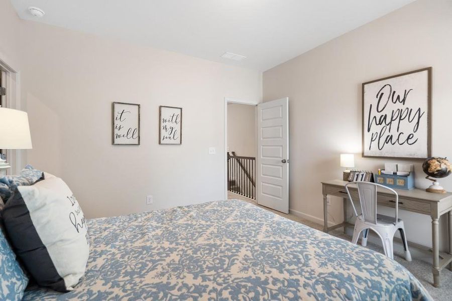 Furnished interior view inside a new home in Jones Ridge, Dallas (Image 13). Furnished interior view inside a new home in Jones Ridge, Dallas (Image 13).