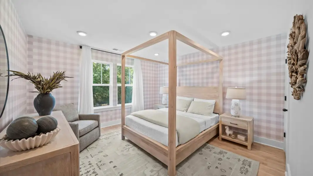 Furnished interior view inside a new home in Village at Midway, Anderson (Image 32).