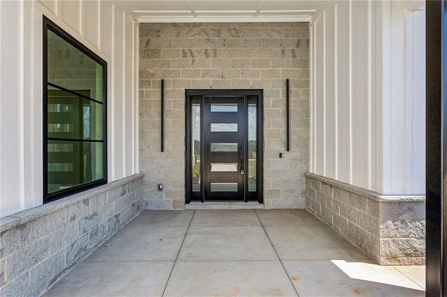 Exterior details and patio area of a home in , Marietta (Image 3).