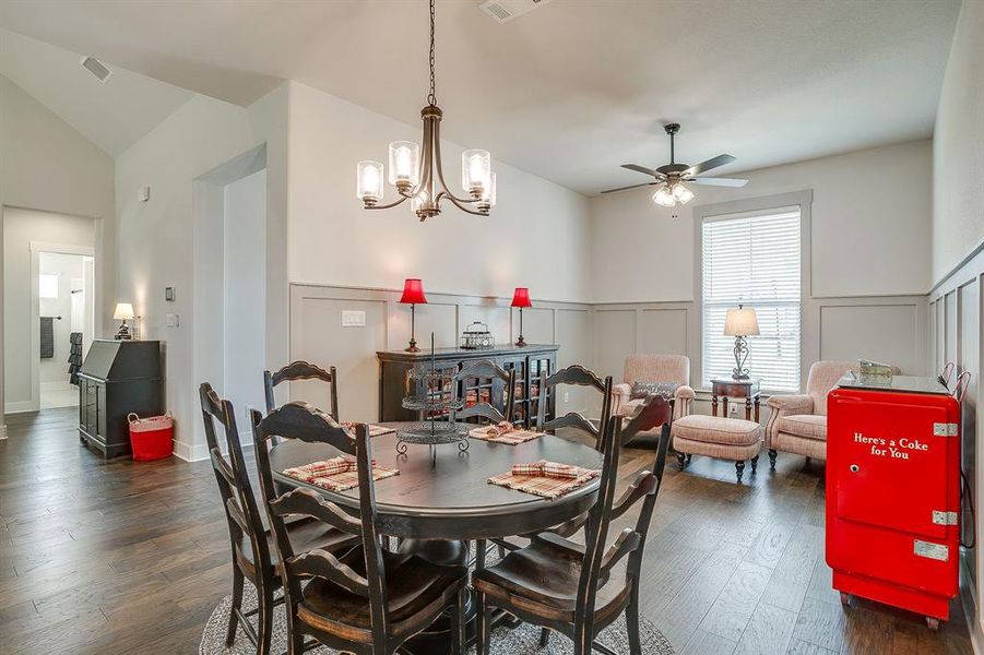 Furnished interior view inside a new home in , Waxahachie (Image 27).