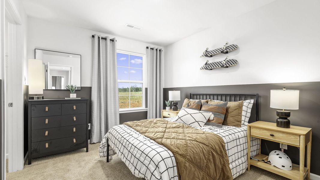 Furnished interior view inside a new home in Faircrest, Greensboro (Image 20).