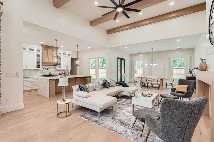 Furnished interior view inside a new home in , Snellville (Image 19).