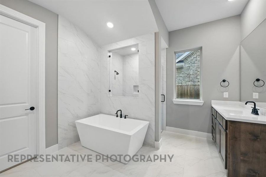 Furnished interior view inside a new home in , Forney (Image 5).