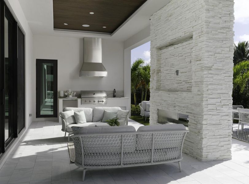 Furnished interior view inside a new home in , Palm Beach Gardens (Image 17). Furnished interior view inside a new home in , Palm Beach Gardens (Image 17).