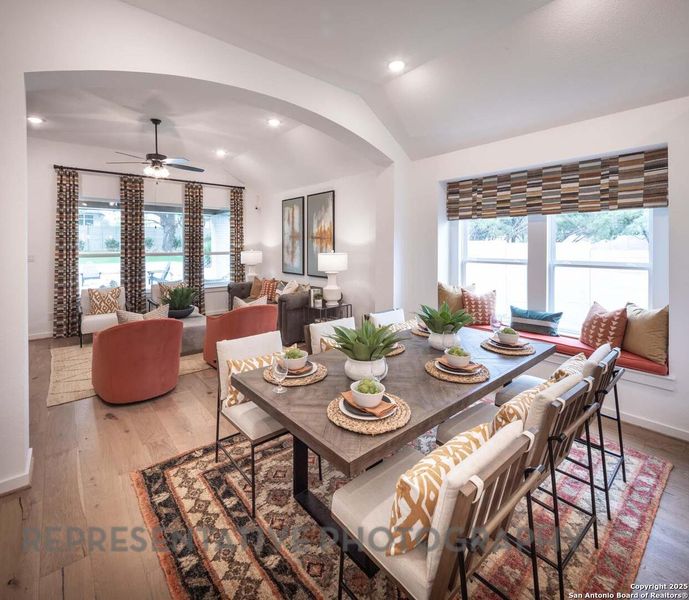 Furnished interior view inside a new home in Davis Ranch: 45ft. lots, San Antonio (Image 21).