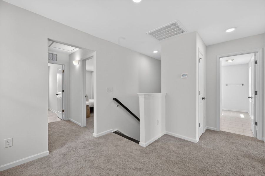 Spacious, unfurnished interior of a new home in Shay Crossing, Salisbury (Image 19). Spacious, unfurnished interior of a new home in Shay Crossing, Salisbury (Image 19).