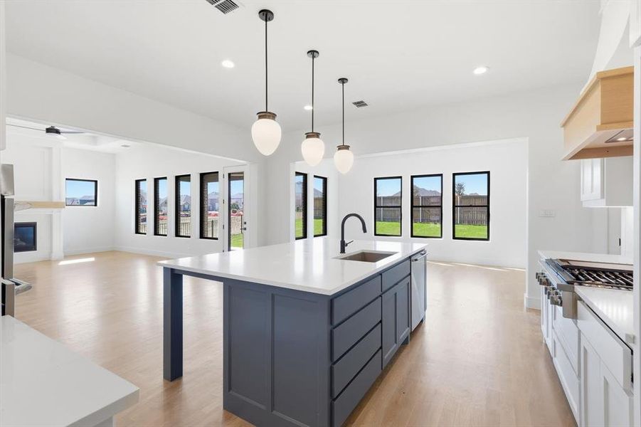 Furnished interior view inside a new home in , McKinney (Image 10).