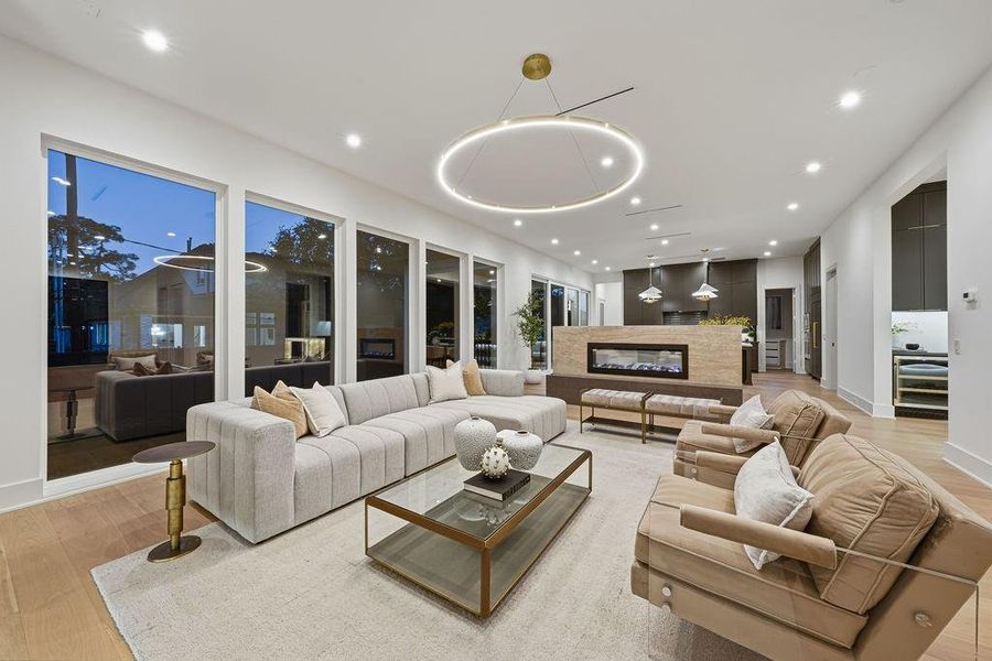 Furnished interior view inside a new home in , Houston (Image 36).