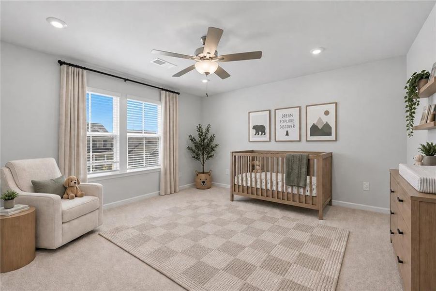 Furnished interior view inside a new home in Berkeley Mill, Cumming (Image 15).