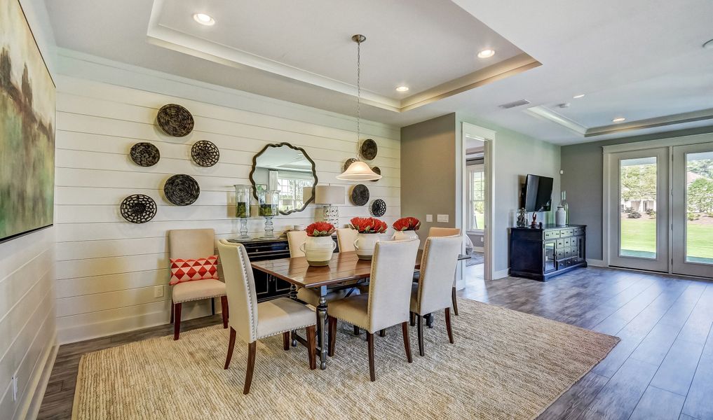 Dining area next to kitchen