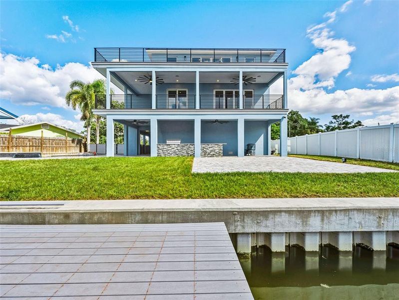 Exterior details and patio area of a home in , Tampa (Image 36). Exterior details and patio area of a home in , Tampa (Image 36).