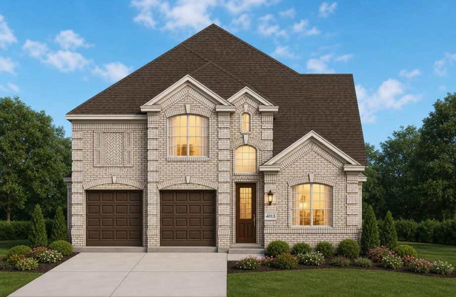Representative exterior photo of a completed home built from the Grand Martinique by Grand Homes in Grand Oaks, Celina, TX (Image 21). Representative exterior photo of a completed home built from the Grand Martinique by Grand Homes in Grand Oaks, Celina, TX (Image 21).