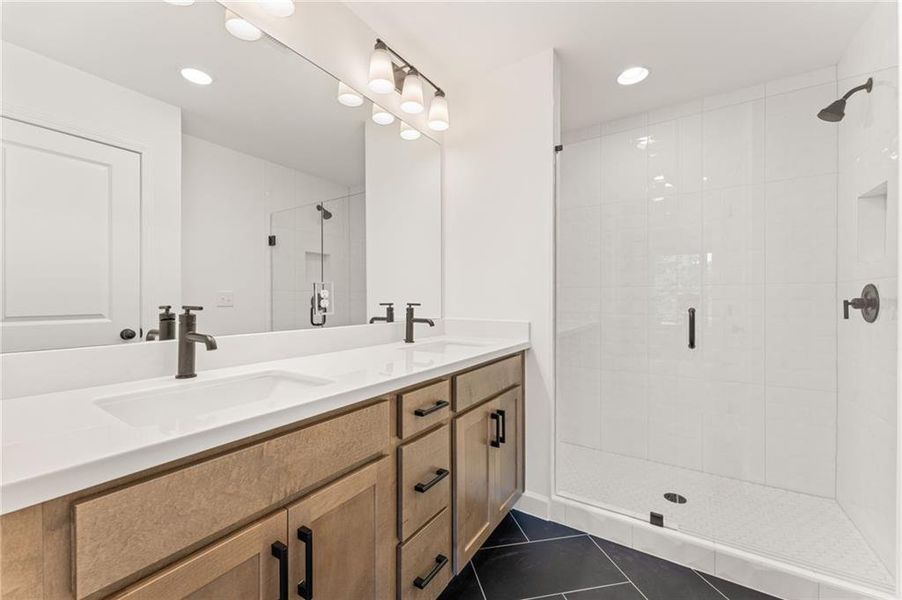 Furnished interior view inside a new home in Townes at South Main, Kennesaw (Image 10).