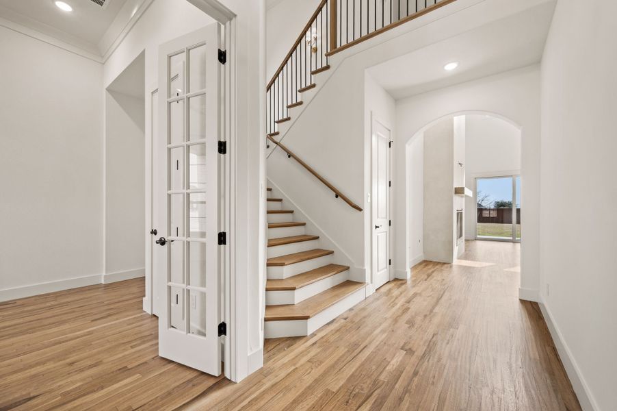 Spacious, unfurnished interior of a new home in NorthGlen, Haslet (Image 24). Spacious, unfurnished interior of a new home in NorthGlen, Haslet (Image 24).