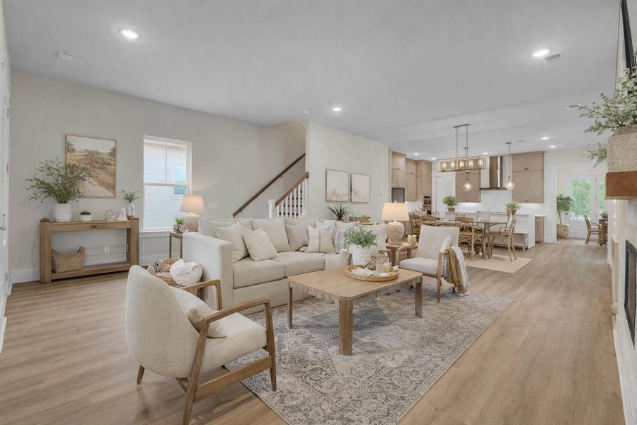 Furnished interior view inside a new home in , Johns Island (Image 10).