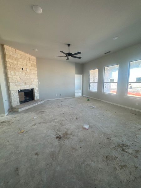 In-progress construction of a new home in Cedar Ridge Estates, Anna, TX (Image 5).