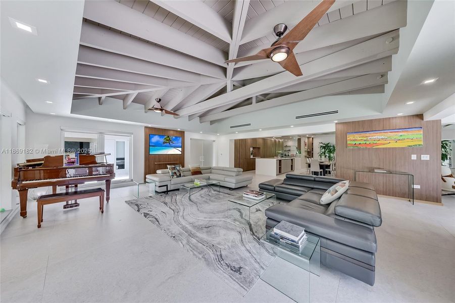 Furnished interior view inside a new home in , Coral Gables (Image 44).