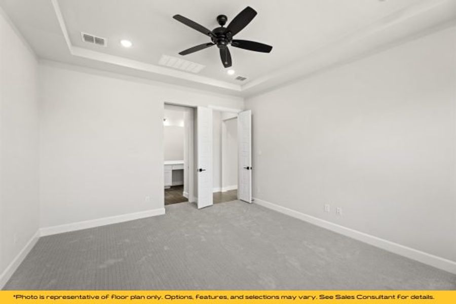 Representative unfurnished interior of a home built from the The Cayman by Stonefield Homes in The Highlands, Rockwall (Image 90).