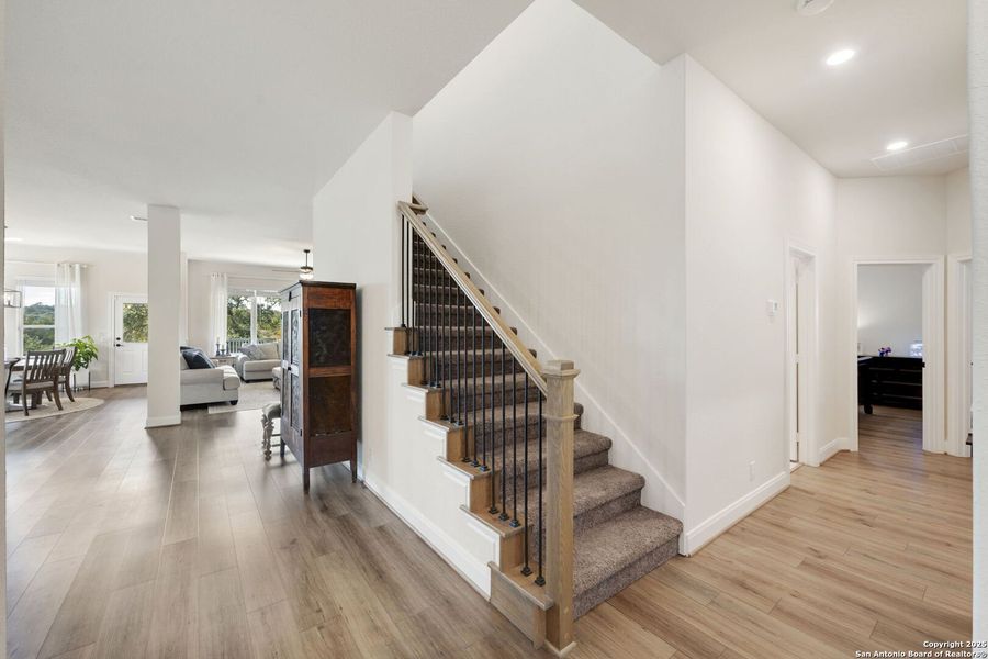 Furnished interior view inside a new home in Meyer Ranch – Legacy Series, New Braunfels (Image 29).