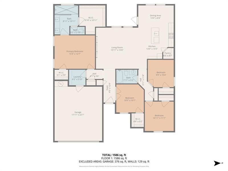 2D floor plan layout of this home in , Tolar, TX (Image 5). 2D floor plan layout of this home in , Tolar, TX (Image 5).